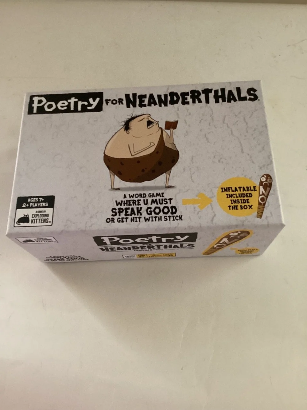 Poetry for Neanderthals Game